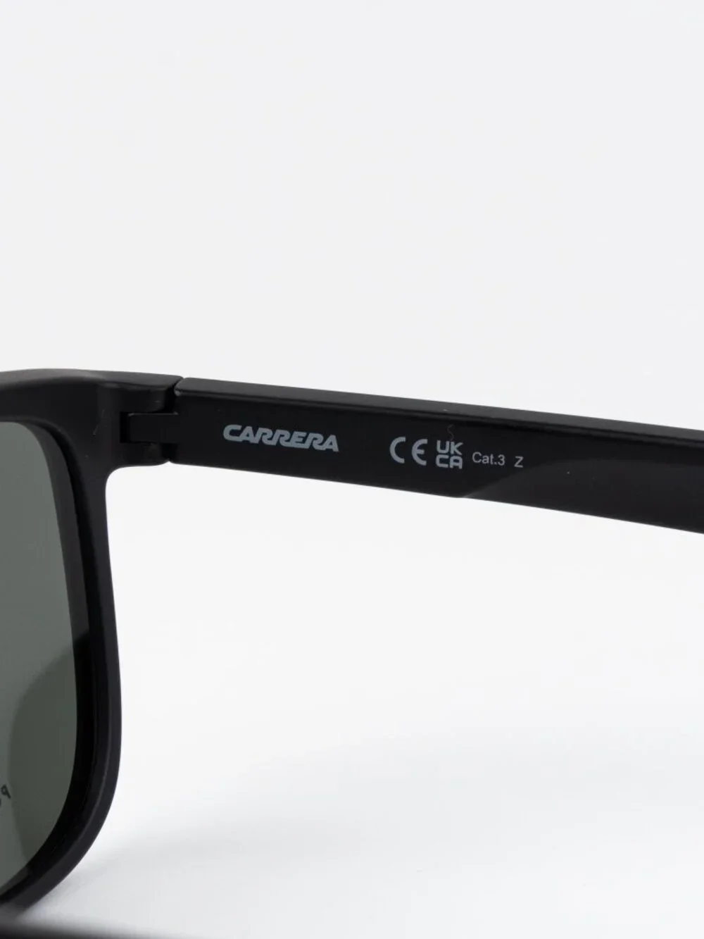 Carrera Men Sunglasses Matte Black Green Polarized Square CARRERA 8059/S 0003 UC